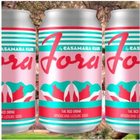 Casamara The Original Leisure Soda - Fora The Red Drink (4 pack 12oz cans) (4 pack 12oz cans)