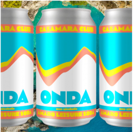 Casamara The Original Leisure Soda - Onda The Wild Limonata (4 pack 12oz cans) (4 pack 12oz cans)