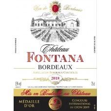 Chateau Fontana - Bordeaux Rouge 2019 (750ml) (750ml)
