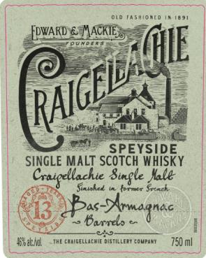 Craigellachie - Speyside 13 Year Single Malt Scotch Armagnac Cask Finish (750ml) (750ml)