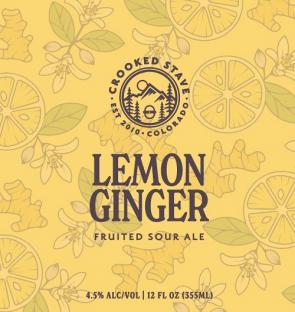 Crooked Stave - Lemon Ginger Fruited Sour Ale (6 pack 12oz cans) (6 pack 12oz cans)