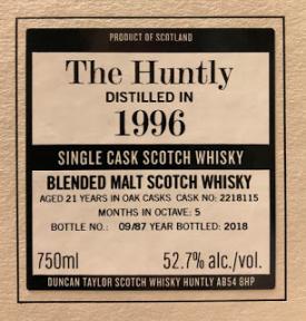 Duncan Taylor - Octave The Huntly 21 Year Old Single Cask Scotch (750ml) (750ml)