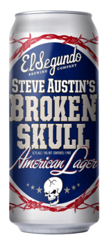 El Segundo - Steve Austin's Broken Skull American Lager (4 pack 16oz cans) (4 pack 16oz cans)