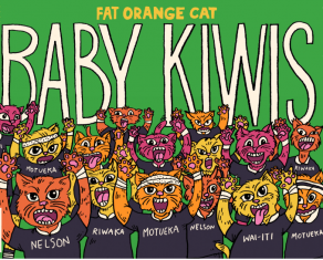 Fat Orange Cat - Baby Kiwis IPA (4 pack 16oz cans) (4 pack 16oz cans)