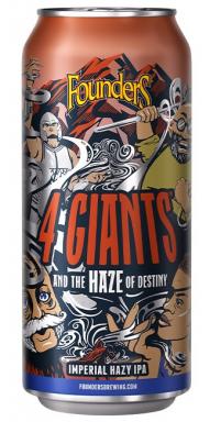 Founders Brewing - 4 Giants and the Haze of Destiny IPA (4 pack 16oz cans) (4 pack 16oz cans)