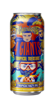 Founders Brewing - 4 Giants Tropical Treasure (4 pack 16oz cans) (4 pack 16oz cans)
