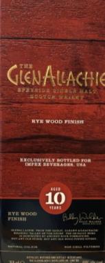 GlenAllachie - 10 Year Single Malt Scotch Rye Wood Finish (750ml) (750ml)
