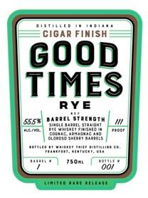 Good Times - Cigar Finish Rye Barrel Strength (750ml) (750ml)