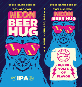 Goose Island - Neon Beer Hug Imperial IPA (6 pack 12oz cans) (6 pack 12oz cans)