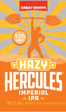 Great Divide - Hazy Hercules Imperial IPA (19.2oz can) (19.2oz can)