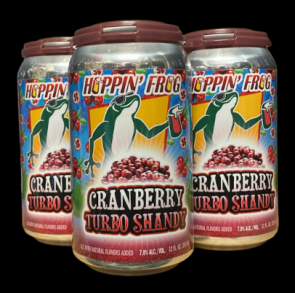 Hoppin' Frog - Cranberry Turbo Shandy (4 pack 12oz cans) (4 pack 12oz cans)