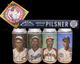 Main & Mill Brewing - Negro Leagues Celebration Series 001 Pilsner Satchel Paige (4 pack 16oz cans) (4 pack 16oz cans)