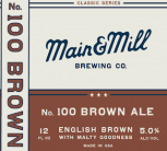 Main & Mill Brewing - No. 100 Brown Ale 0 (62)