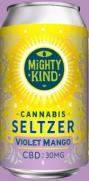 Mighty Kind - Cannabis CBD Seltzer Violet Mango 0 (414)