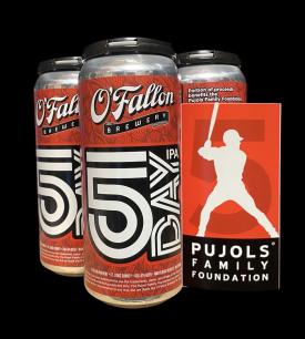 O'Fallon Brewery - 5 Day IPA Pujols Family Foundation (4 pack 16oz cans) (4 pack 16oz cans)