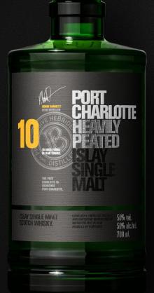 Bruichladdich Port Charlotte - 10 Year Old Heavily Peated Single Malt Scotch (750ml) (750ml)