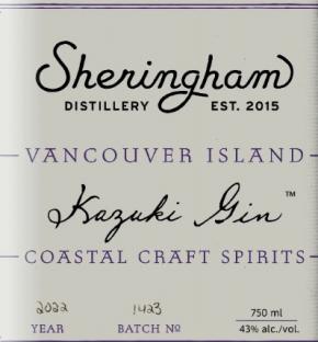 Sheringham - Vancouver Island Kazuki Gin (750ml) (750ml)