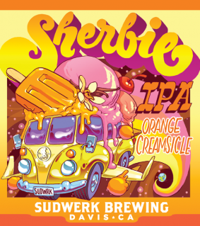 Sudwerk Brewing - Sherbie Orange Creamsicle IPA (4 pack 16oz cans) (4 pack 16oz cans)