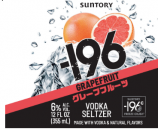 Suntory - -196 Vodka Seltzers Grapefruit 0 (414)