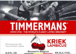 Timmermans Brewery - Kriek Lambicus 0 (410)