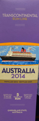 Transcontinental Rum Line - Australia 2014 5yr Rum (700ml) (700ml)