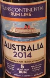 Transcontinental Rum Line - Australia 5 year old (750ml) (750ml)