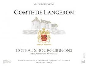 Comte de Langeron - Coteaux Bourguignons Blanc 2022 (750ml) (750ml)