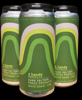 4 Hands Brewing Co. - Fresh Produce Hard Seltzer (4 pack 16oz cans) (4 pack 16oz cans)