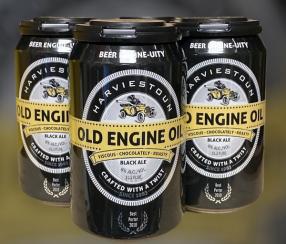 Harviestoun Brewery - Old Engine Oil (4 pack 12oz cans) (4 pack 12oz cans)