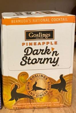 Goslings - Dark 'n Stormy Pineapple (4 pack 12oz cans) (4 pack 12oz cans)