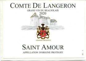Comte de Langeron - Saint Amour Cru Beaujolais 2020 (750ml) (750ml)