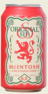 Original Sin - McIntosh Hard Cider (6 pack 12oz cans) (6 pack 12oz cans)