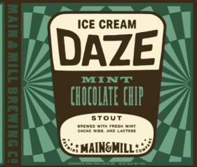 Main & Mill Brewing - Ice Cream Daze Mint Chocolate Chip Stout (4 pack 16oz cans) (4 pack 16oz cans)