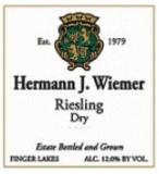 Hermann J. Wiemer - Riesling Dry Finger Lakes 2017 (750)