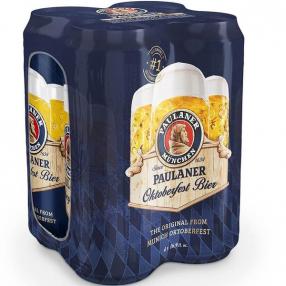 Paulaner - Oktoberfest Bier (4 pack 16.9oz cans) (4 pack 16.9oz cans)