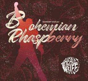 Heavy Riff Brewing - Bohemian Rhaspberry Sour Ale (4 pack 16oz cans) (4 pack 16oz cans)