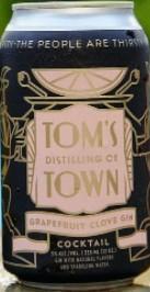 Tom's Town Grapefruit Clove Gin cocktail (4 pack 12oz cans) (4 pack 12oz cans)
