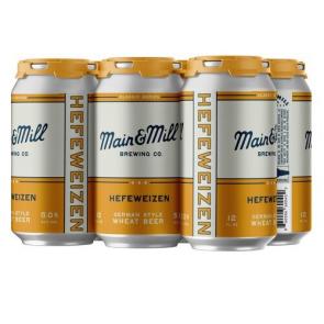 Main & Mill Brewing - Hefeweizen (6 pack 12oz cans) (6 pack 12oz cans)