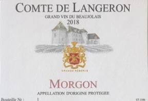 Comte de Langeron - Morgon Cru Beaujolais 2018 (750ml) (750ml)
