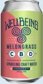 Well Being - CBD Sparkling Water Melon Grass 0 (414)