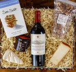 Wine & Cheese Gift Basket - One Bottle 0 (9456)