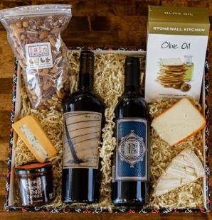 Wine & Cheese Gift Basket - Select Reds NV (Each) (Each)