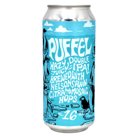 Wiseacre Brewing - Puffel Hazy Double IPA (4 pack 16oz cans) (4 pack 16oz cans)
